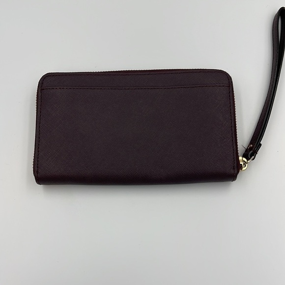 Kate Spade Leather Wristlet Burgundy - Picture 4 of 10